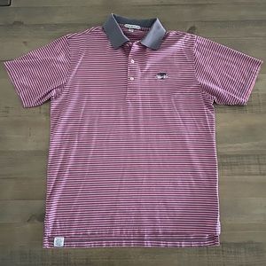 Peter Millar polo shadow wood size M